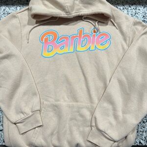 Barbie hoodie, size M, beige/sand color